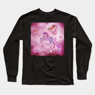 Wonderful fantasy foal with hearts Long Sleeve T-Shirt